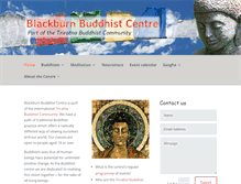 Tablet Screenshot of blackburnbuddhistcentre.org.uk